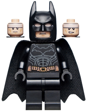 Batman, Black Suit, Black Cape and Cowl, Copper Utility Belt (37157 Cape)(Dark Knight Trilogy)