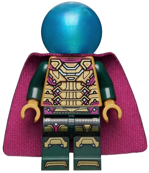 Mysterio, Pearl Gold and Dark Green Outfit