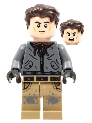 Bruce Wayne, Dark Bluish Gray Hoodie