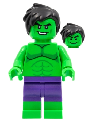 Hulk, Dark Purple Pants, Dual Molded Legs, Smirk