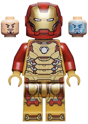Iron Man Mark 42 Armor, Pearl Gold Legs