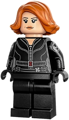 Black Widow, Black Jumpsuit, Plain Legs
