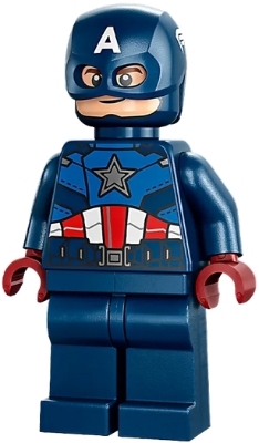 Captain America with Dark Blue Suit, Helmet