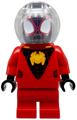 Spin / Spider-Man (Miles Morales), Medium Red Legs, Bubble Helmet