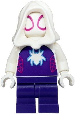 Ghost-Spider / Spider-Gwen, Medium Legs, White Spider Print