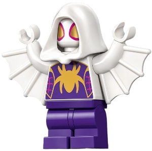 Gwen Stacy / Ghost-Spider, Short Legs, Bat Wings
