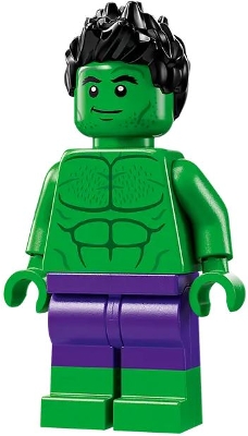 Hulk, Dark Purple Pants, Dual Molded Legs, Smile
