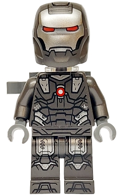 War Machine, Trans-Clear Neck Bracket, Dark Bluish Gray Hands