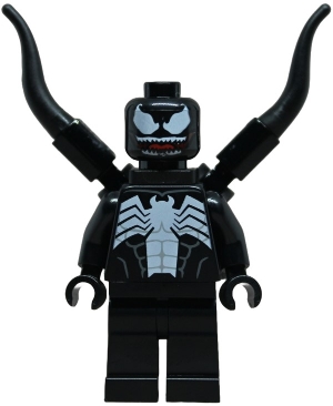 Venom - White Teeth Parted, 2 Back Appendages Symmetrical