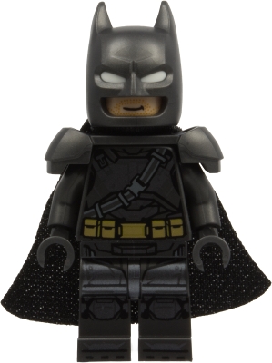 Batman, Pearl Titanium Suit, Black Cape (Synderverse)