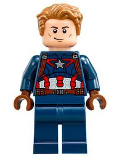 Captain America - Detailed Suit, Dark Brown Eyebrows