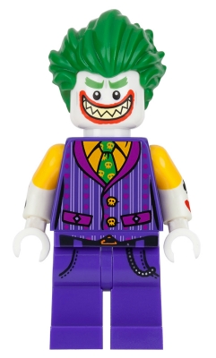 The Joker - Striped Vest, Shirtsleeves, Smile with Pointed Teeth Grin