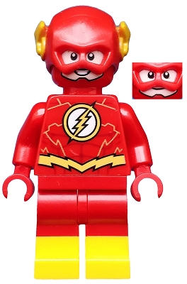 The Flash - Gold Outlines on Chest and Yellow Boots