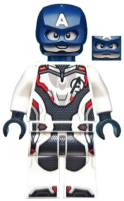 Captain America - White Jumpsuit, Helmet
