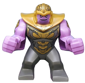 Thanos - Dark Bluish Gray Armor with Helmet