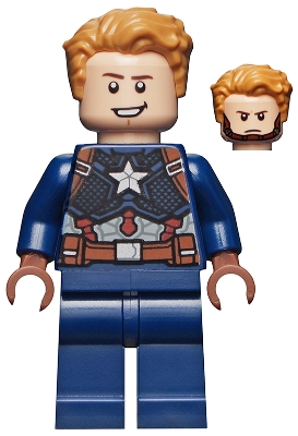 Captain America - Detailed Suit, Open Mouth, Reddish Brown Hands