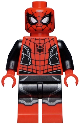 Spider-Man - Black and Red Suit, Small Black Spider, Silver Trim &#40;Upgraded Suit&#41;
