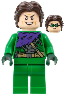 Green Goblin - Green Outfit without Mask, Dark Brown Hair