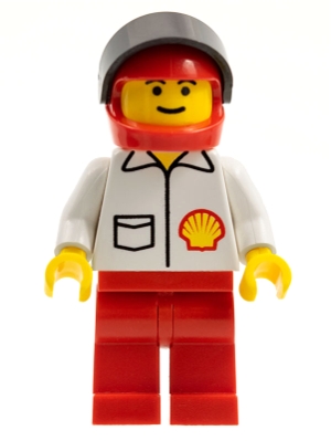 Shell - Jacket, Red Legs, Red Helmet, Black Visor