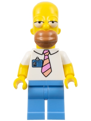 Homer Simpson with Tie and Badge