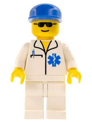 Doctor - EMT Star of Life, White Legs, Blue Cap