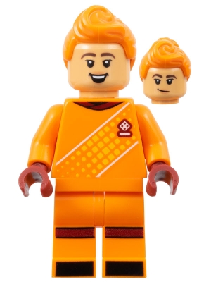 Soccer Spectator - Orange Goalie Uniform, Orange Hair