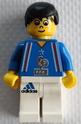 Soccer Player French Team, White Legs Player 7