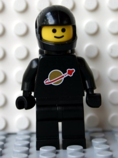 Classic Space - Black with Air Tanks and Motorcycle &#40;Standard&#41; Helmet &#40;Reissue&#41;