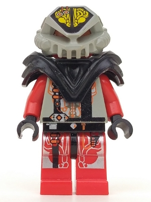 UFO Zotaxian Alien - Red Pilot with Armor and Printed Helmet &#40;Chamon&#41;