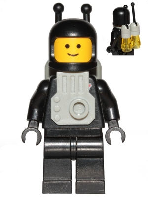 Classic Space - Black with Light Gray Jet Pack