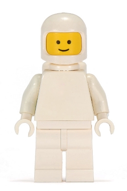 Classic Space - White with Air Tanks, Torso Plain