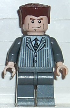 Harry Osborn 2, Dark Bluish Gray Suit Torso, Dark Bluish Gray Legs
