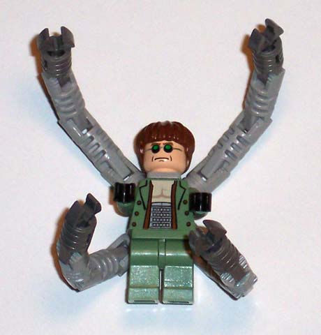 Dr. Octopus &#40;Otto Octavius&#41; / Doc Ock, Sand Green Jacket, Sand Green Legs, Thin Smirk - With Arms