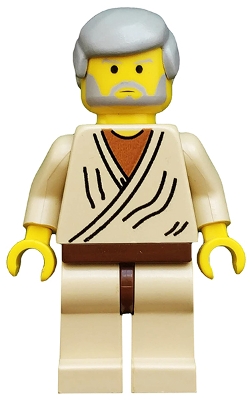 Obi-Wan Kenobi with Light Gray Hair (Old)
