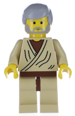 Obi-Wan Kenobi &#40;Old with Light Bluish Gray Hair&#41;