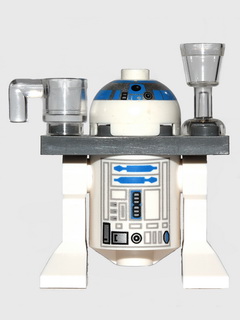 Astromech Droid, R2-D2, Serving Tray Dark Bluish Gray