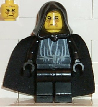Emperor Palpatine, Yellow Skin, Black Hands