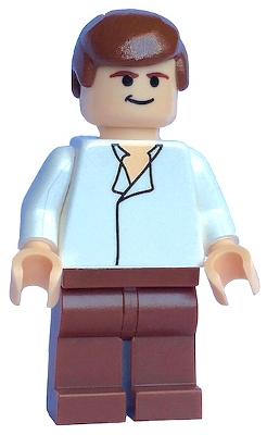 Han Solo - Light Nougat, White Shirt, Reddish Brown Legs