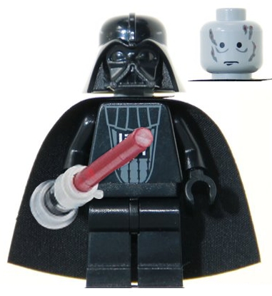 Darth Vader with Light-Up Lightsaber