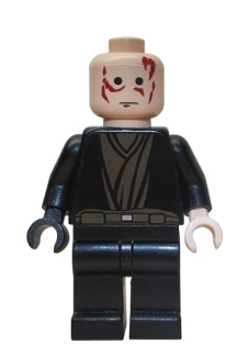 Anakin Skywalker with Black Right Hand (without Hair)