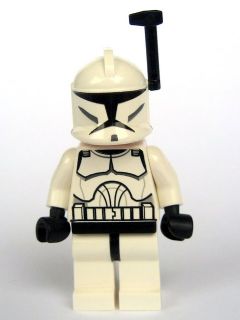Clone Trooper Clone Wars with Black Helmet Antenna / Rangefinder