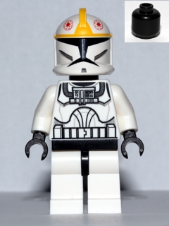 Clone Pilot, Phase I Armor, Plain Black Head