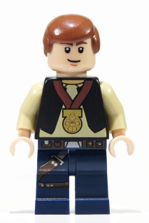 Han Solo, Printed Medal, Black Vest