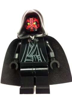 Darth Maul - Hood and Cape, Silver Neck Clasp
