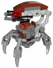 Droideka - Destroyer Droid &#40;Flat Silver Arms Mechanical&#41;