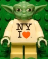 Yoda - NY I Heart Torso, Light Bluish Gray Hair {Toy Fair 2013 Exclusive}