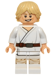 Luke Skywalker &#40;Tatooine, White Legs, Detailed Face Print&#41;