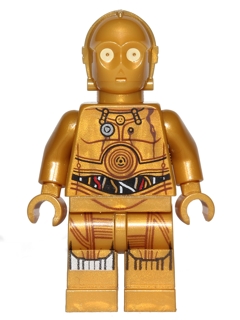 C-3PO - Printed Legs &#40;Robot Limiter/Restraining Bolt&#41;