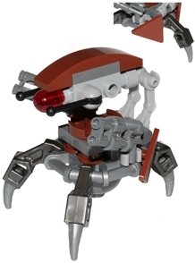 Droideka - Destroyer Droid &#40;Reddish Brown Triangles without Stickers&#41;