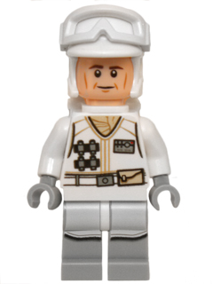 Hoth Rebel Trooper White Uniform &#40;Cheek Lines&#41;